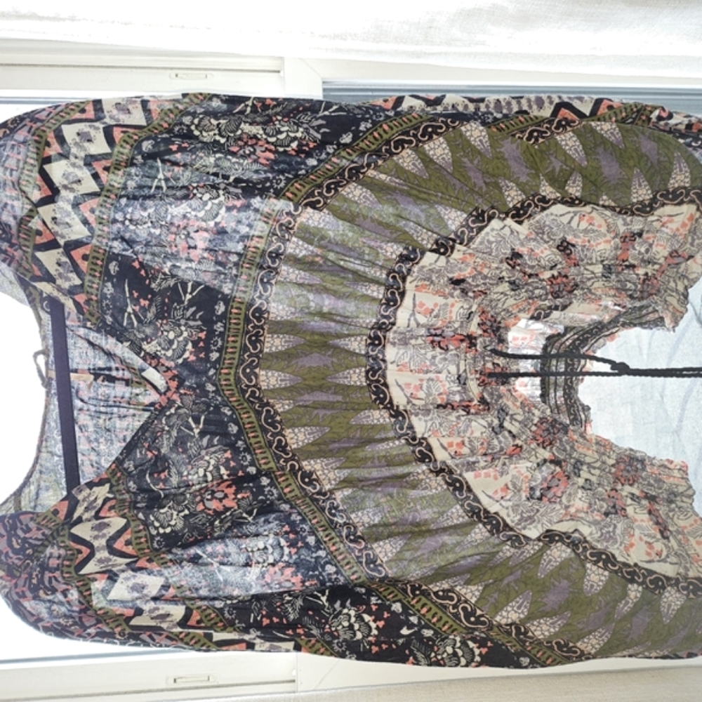 Free People Hold On Tight Hooded Drawstring Top